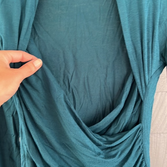 Anthropologie Velvet sweetheart neckline top! - Picture 3 of 7